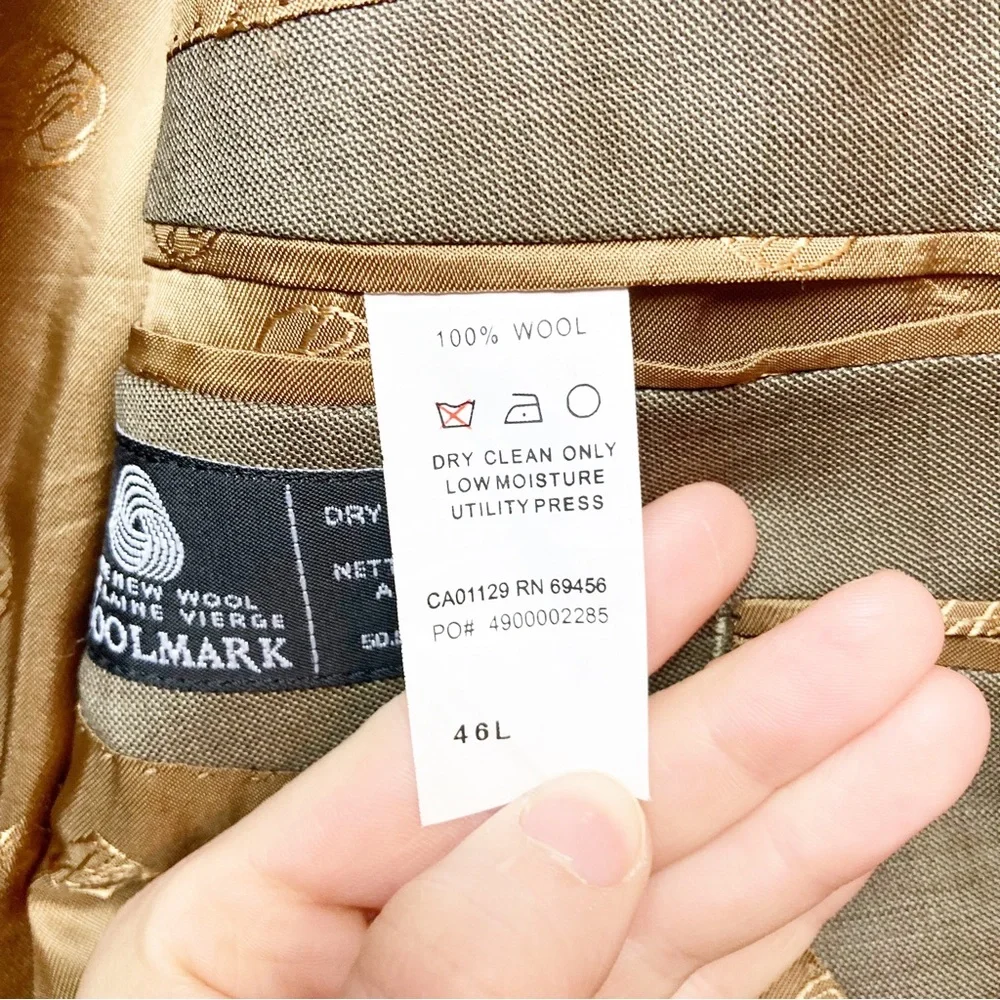 Sean John Blazer brown wool 46L